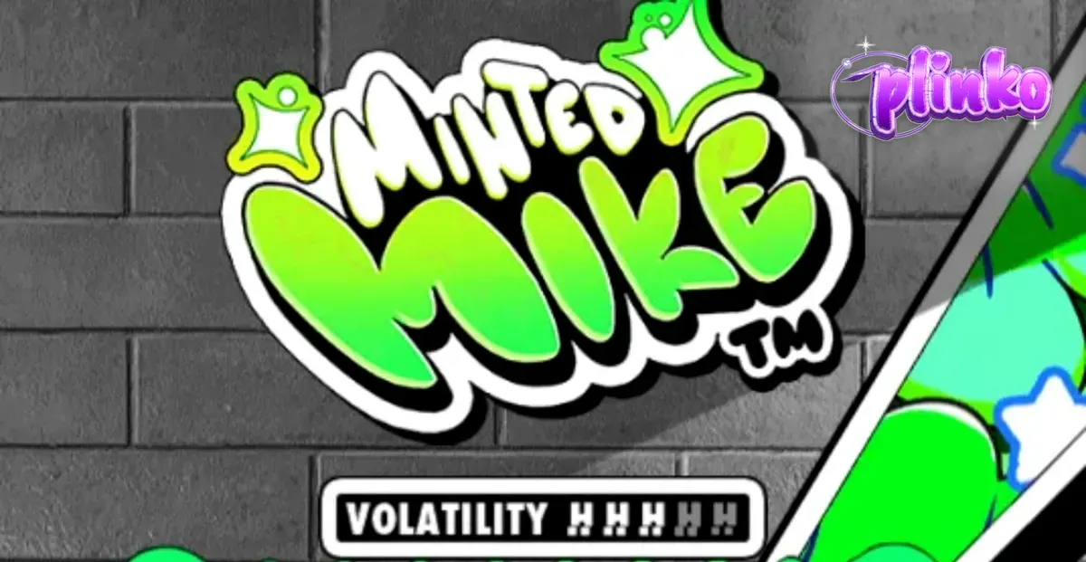 Interface do jogo Minted Mike com elementos de arte urbana e neon